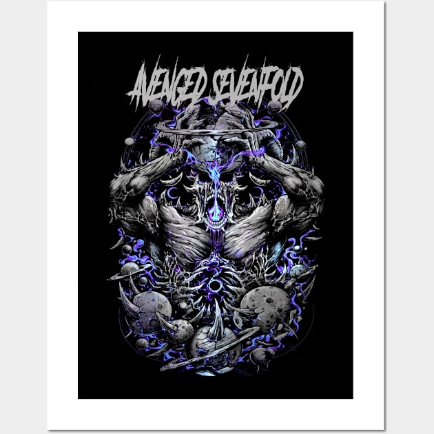 AVENGED SEVENFOLD BAND MERCHANDISE Wall Art by Rons Frogss